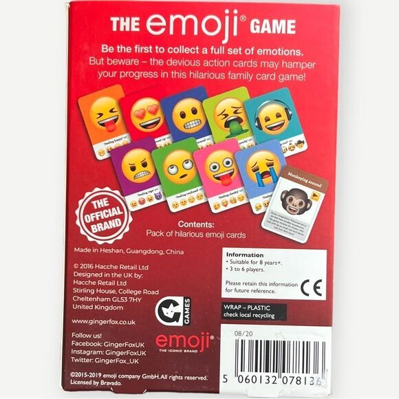 The Emoji Game The Riotous Family Card Game by Ginger Fox. 3+ Players. - Picture 2 of 5